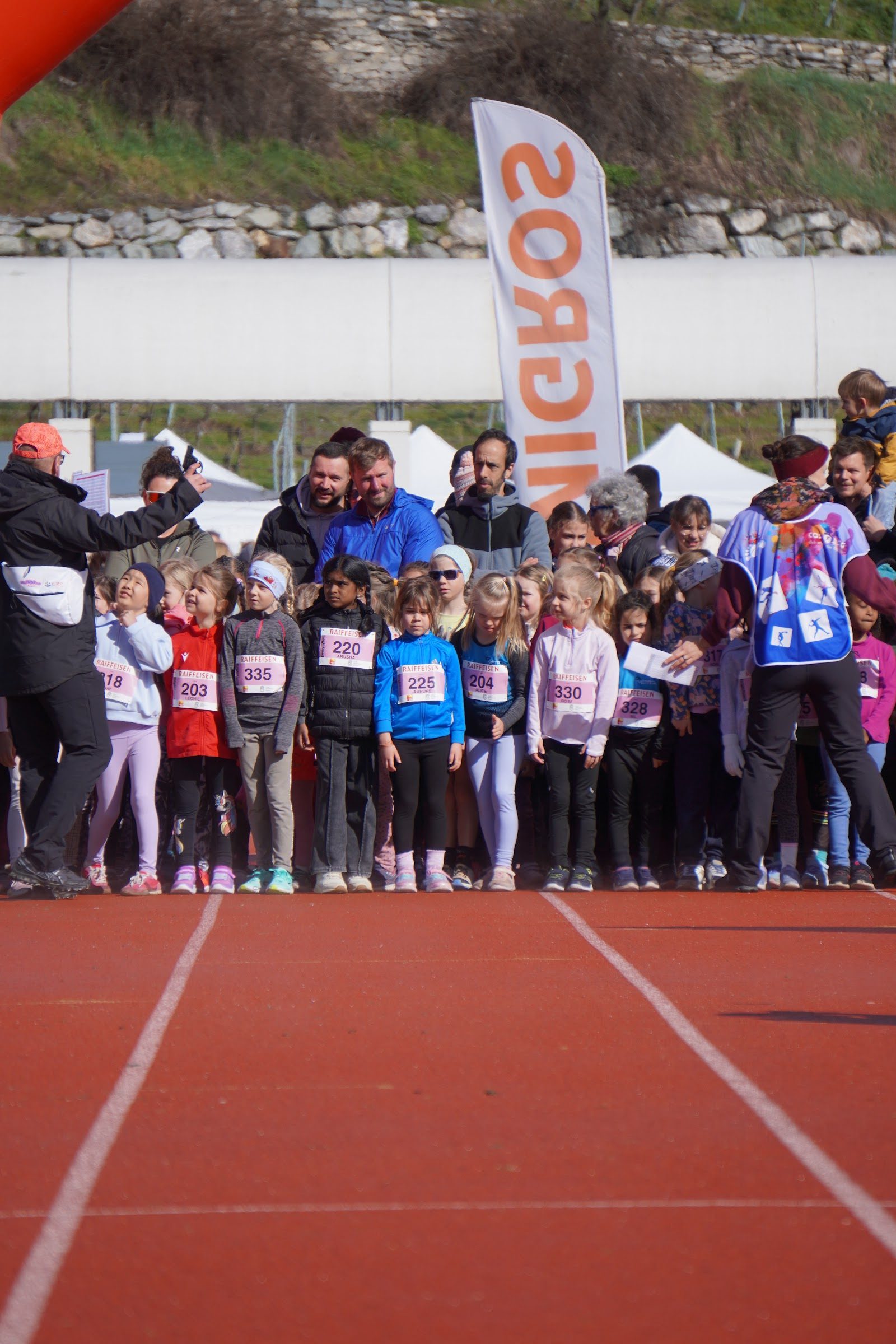 Course du Soleil 2026 CA Sierre course – départ des enfants
